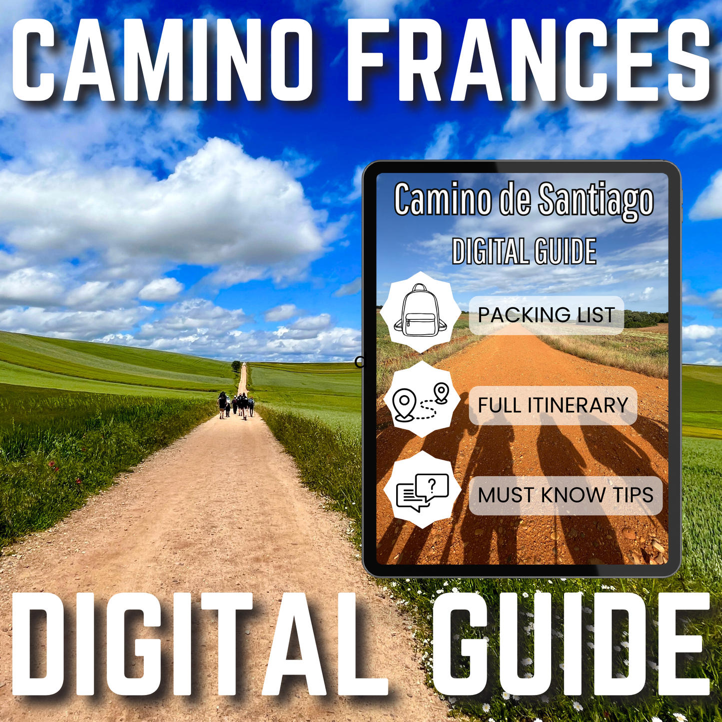 Ultimate Step by Step Digital Guide Preparing you for the Camino Frances (2026 Edition)